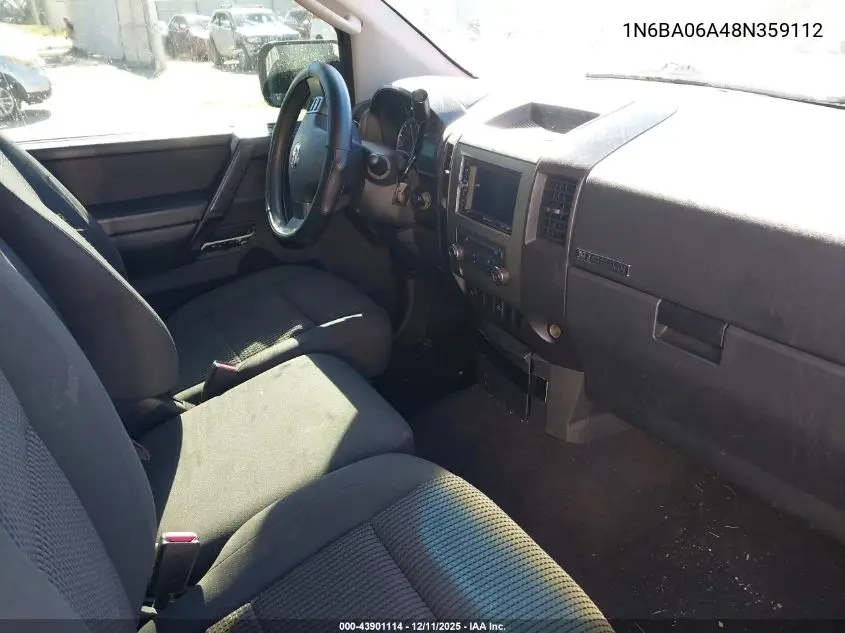 1N6BA06A48N359112 2008 Nissan Titan Le/Se/Xe