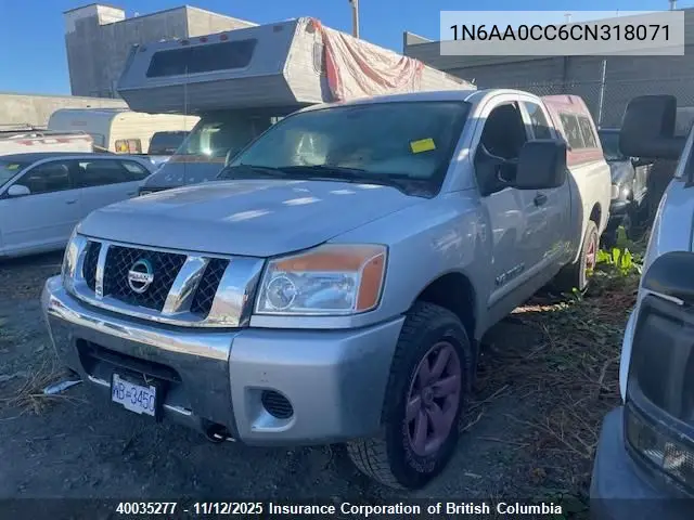 1N6AA0CC6CN318071 2012 Nissan Titan