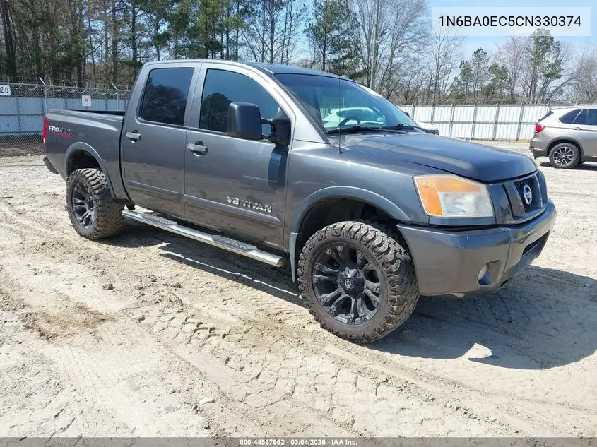 1N6BA0EC5CN330374 2012 Nissan Titan Pro-4X