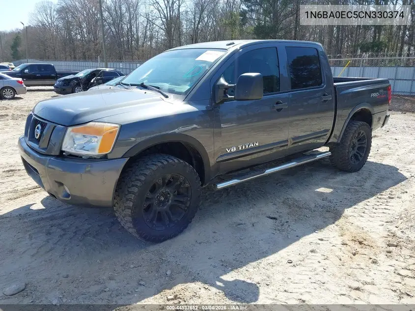 1N6BA0EC5CN330374 2012 Nissan Titan Pro-4X