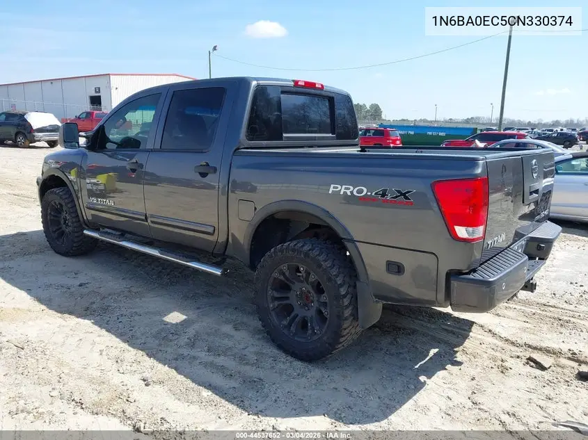 1N6BA0EC5CN330374 2012 Nissan Titan Pro-4X