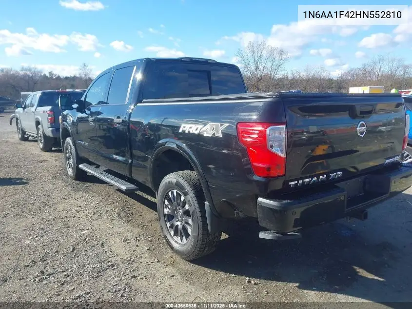 1N6AA1F42HN552810 2017 Nissan Titan Xd Pro-4X Gas