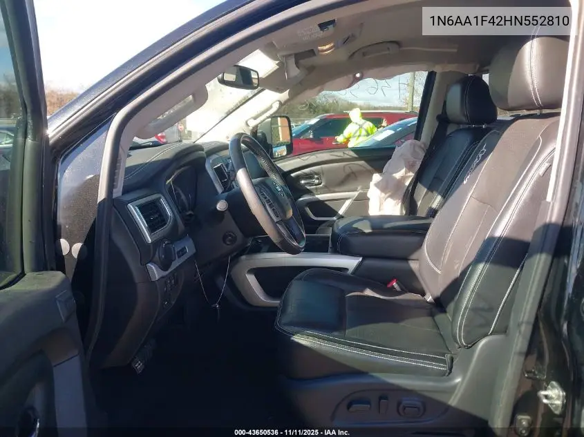 1N6AA1F42HN552810 2017 Nissan Titan Xd Pro-4X Gas