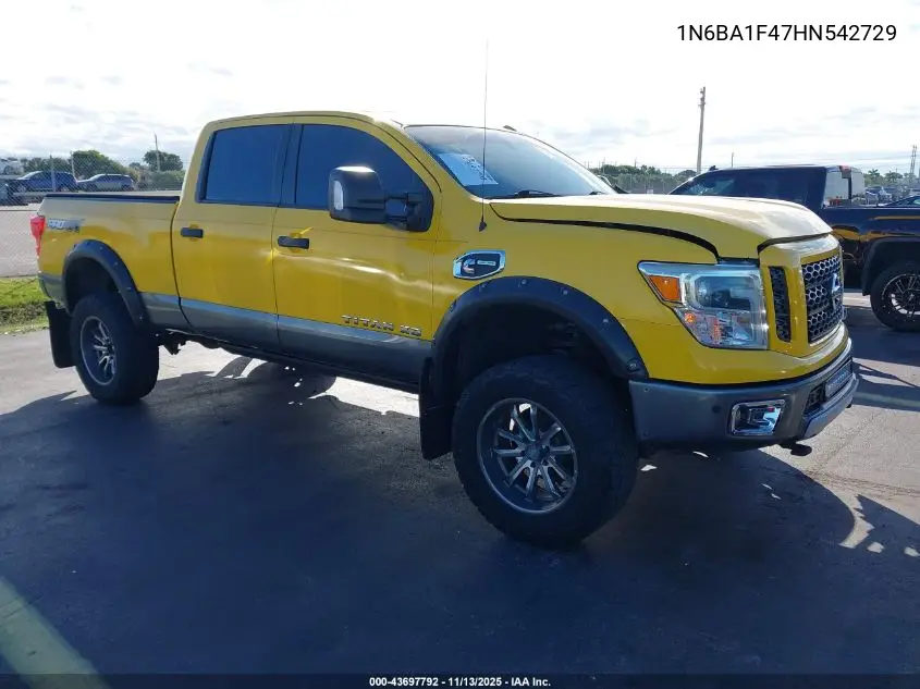 1N6BA1F47HN542729 2017 Nissan Titan Xd Pro-4X Diesel