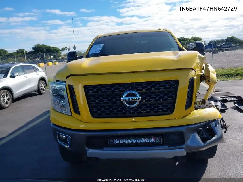 1N6BA1F47HN542729 2017 Nissan Titan Xd Pro-4X Diesel