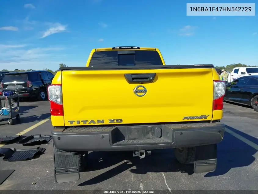 1N6BA1F47HN542729 2017 Nissan Titan Xd Pro-4X Diesel