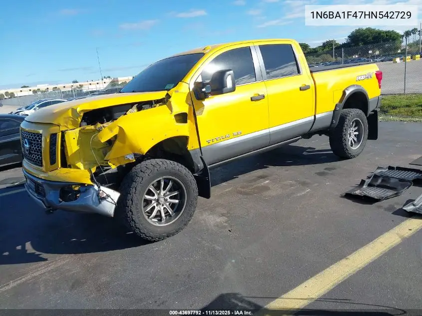 1N6BA1F47HN542729 2017 Nissan Titan Xd Pro-4X Diesel