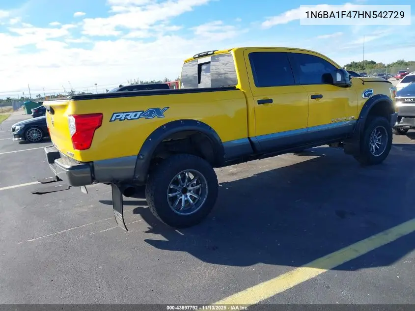 1N6BA1F47HN542729 2017 Nissan Titan Xd Pro-4X Diesel