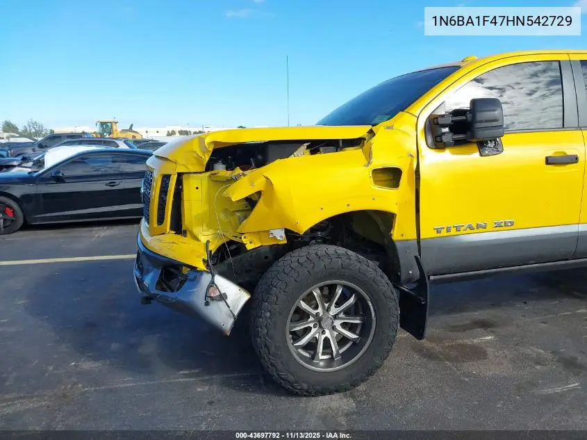 1N6BA1F47HN542729 2017 Nissan Titan Xd Pro-4X Diesel