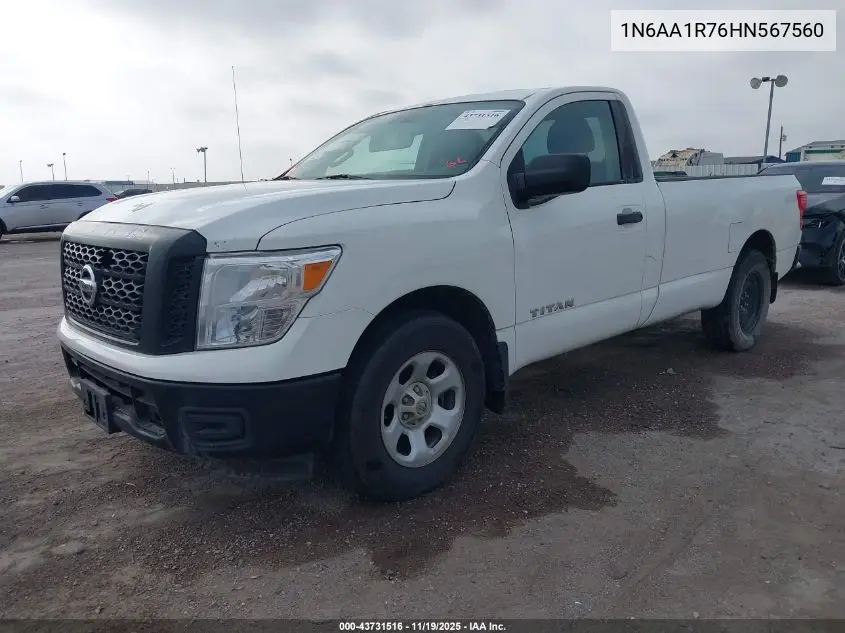 1N6AA1R76HN567560 2017 Nissan Titan S