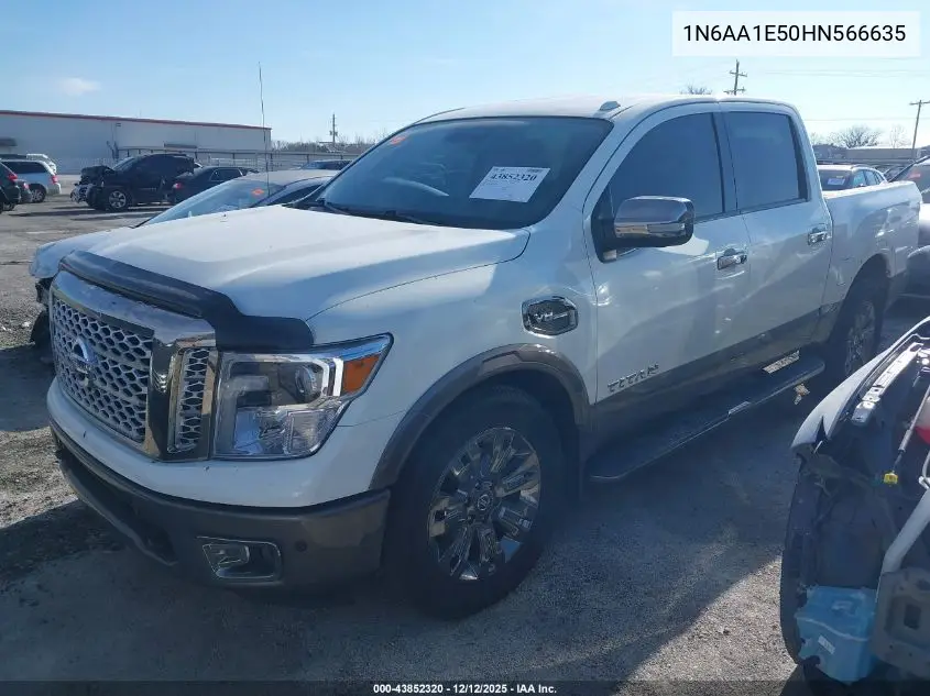 1N6AA1E50HN566635 2017 Nissan Titan Platinum Reserve