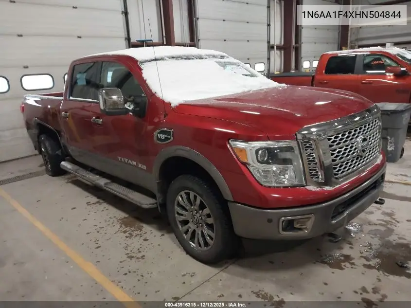 1N6AA1F4XHN504844 2017 Nissan Titan Xd Platinum Reserve Gas