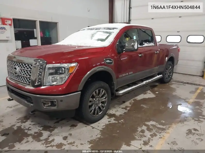 1N6AA1F4XHN504844 2017 Nissan Titan Xd Platinum Reserve Gas