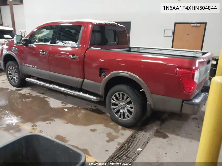 1N6AA1F4XHN504844 2017 Nissan Titan Xd Platinum Reserve Gas