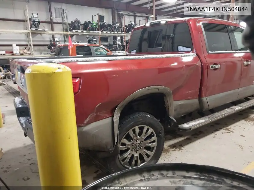 1N6AA1F4XHN504844 2017 Nissan Titan Xd Platinum Reserve Gas