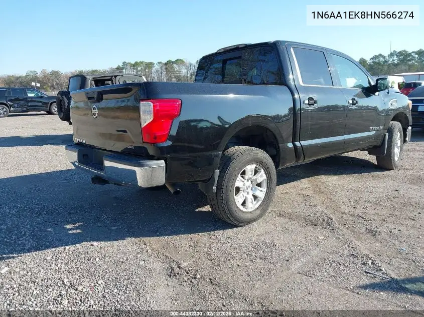 1N6AA1EK8HN566274 2017 Nissan Titan Sv