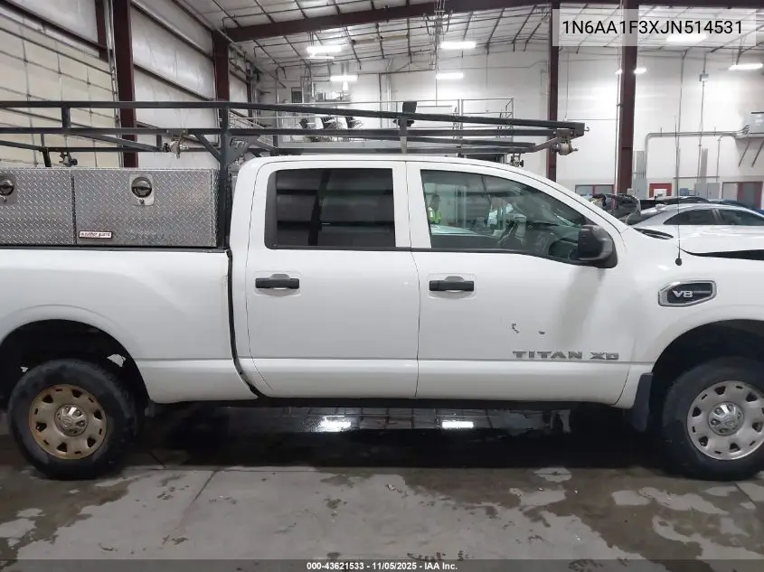 1N6AA1F3XJN514531 2018 Nissan Titan Xd S Gas