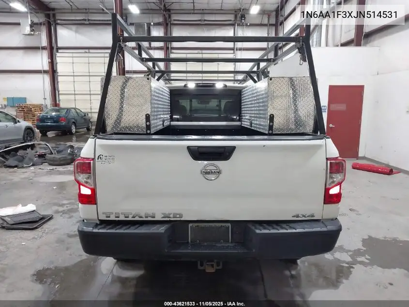 1N6AA1F3XJN514531 2018 Nissan Titan Xd S Gas
