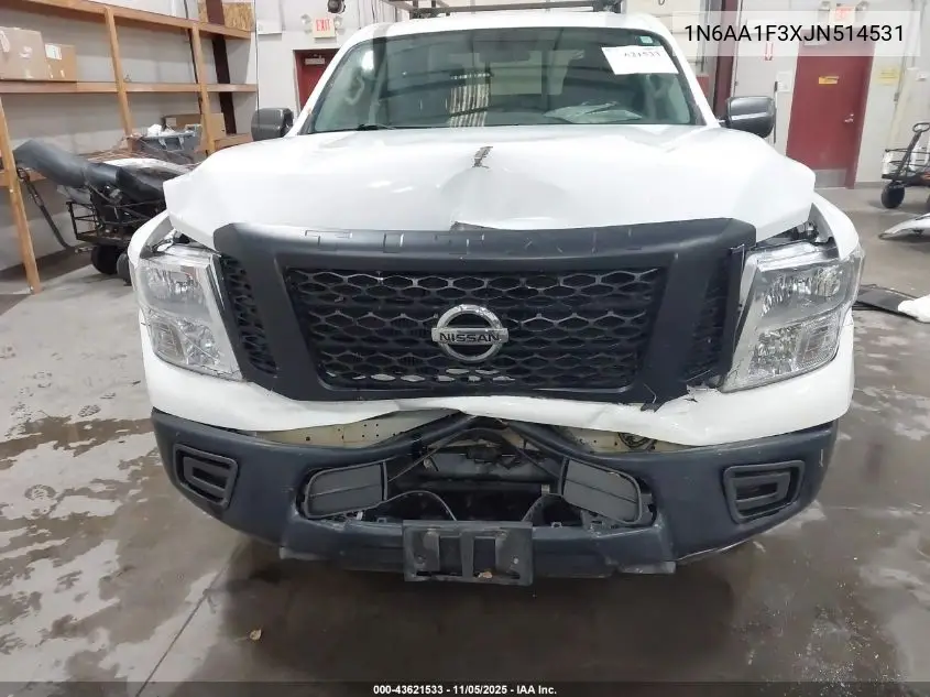 1N6AA1F3XJN514531 2018 Nissan Titan Xd S Gas