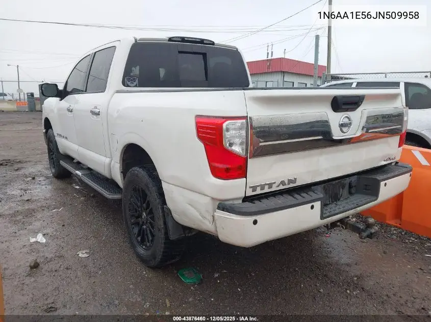 1N6AA1E56JN509958 2018 Nissan Titan Sl