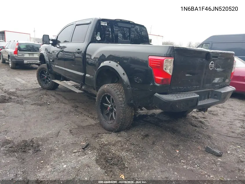 1N6BA1F46JN520520 2018 Nissan Titan Xd Sv Diesel