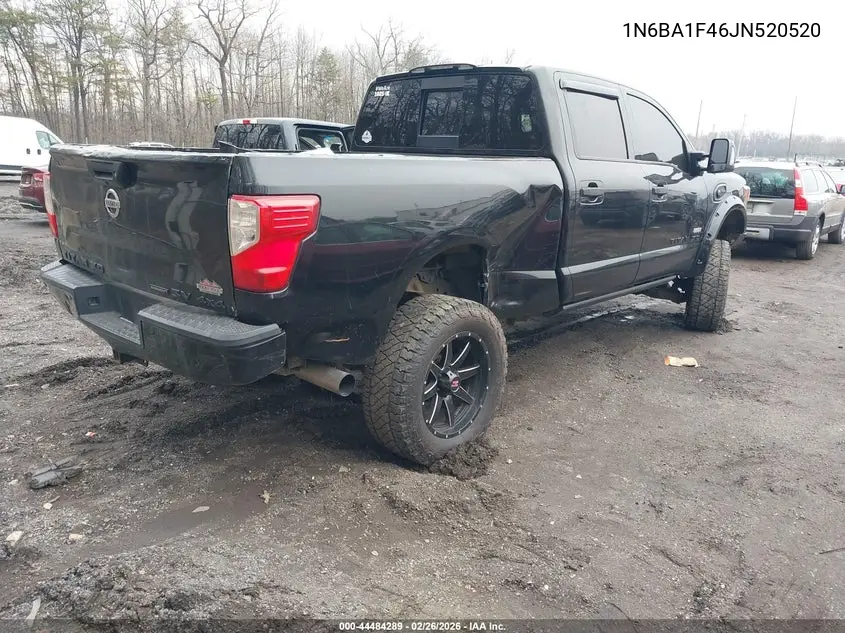 1N6BA1F46JN520520 2018 Nissan Titan Xd Sv Diesel
