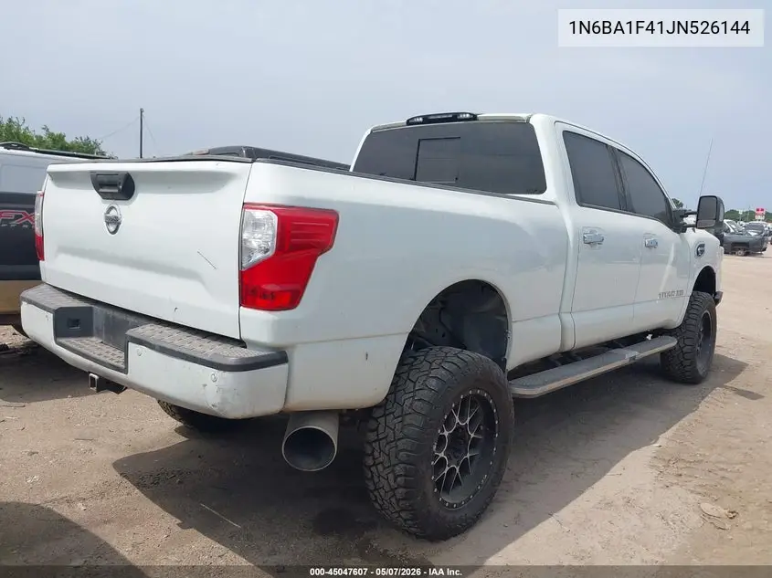 1N6BA1F41JN526144 2018 Nissan Titan Xd Sv Diesel
