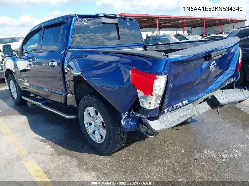 1N6AA1E59KN534340 2019 Nissan Titan Sv