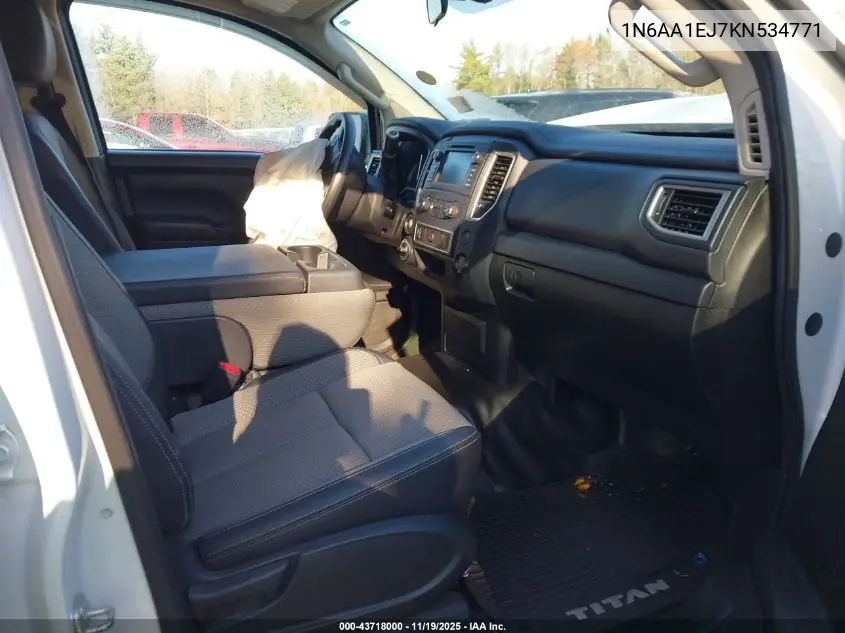 1N6AA1EJ7KN534771 2019 Nissan Titan S