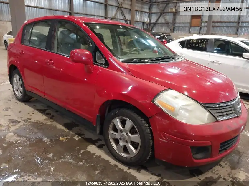 3N1BC13EX7L390456 2007 Nissan Versa 1.8Sl