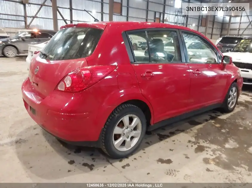 3N1BC13EX7L390456 2007 Nissan Versa 1.8Sl