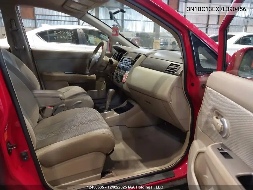 3N1BC13EX7L390456 2007 Nissan Versa 1.8Sl