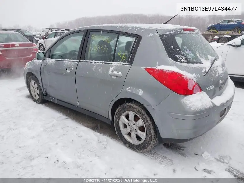 3N1BC13E97L434477 2007 Nissan Versa