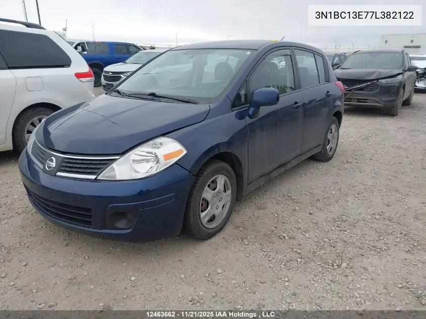 3N1BC13E77L382122 2007 Nissan Versa