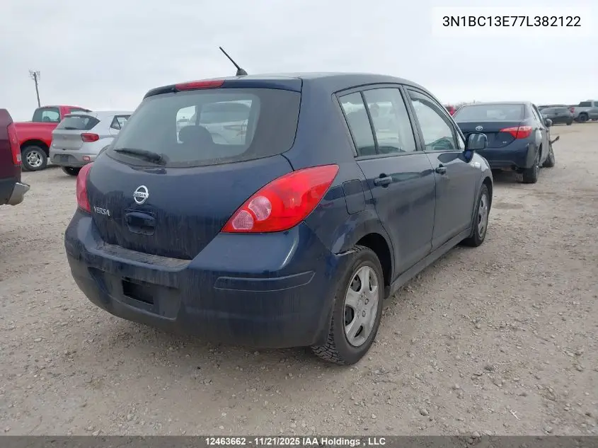 3N1BC13E77L382122 2007 Nissan Versa