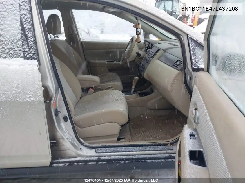 3N1BC11E47L437208 2007 Nissan Versa 1.8S