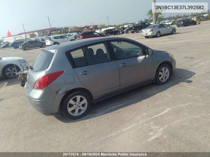 3N1BC13E37L392582 2007 Nissan Versa 1.8 Sl