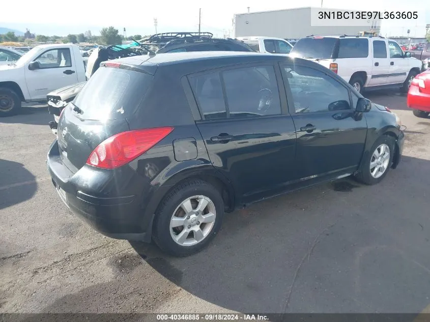 3N1BC13E97L363605 2007 Nissan Versa S/Sl