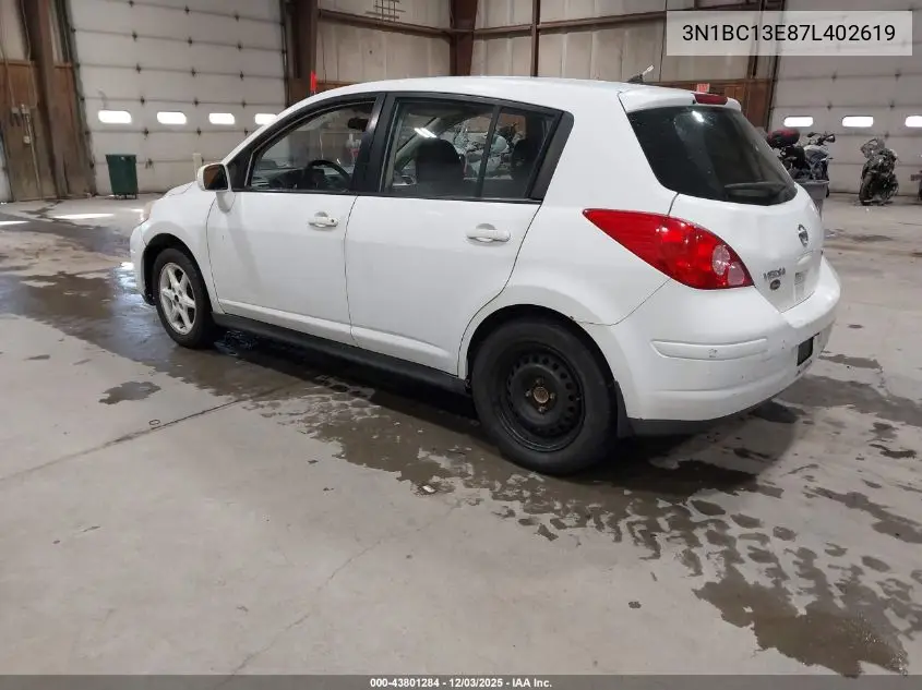3N1BC13E87L402619 2007 Nissan Versa 1.8S
