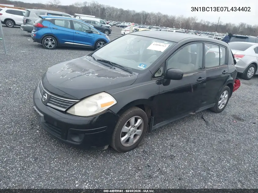 3N1BC13E07L434402 2007 Nissan Versa 1.8Sl
