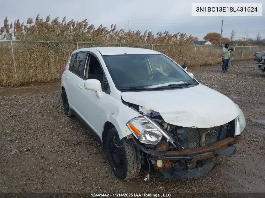3N1BC13E18L431624 2008 Nissan Versa
