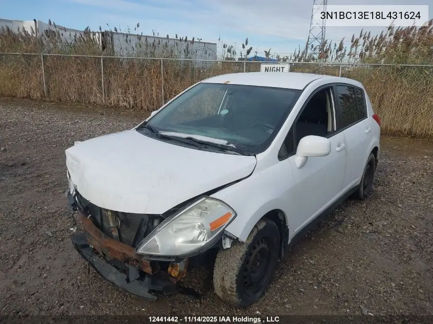3N1BC13E18L431624 2008 Nissan Versa