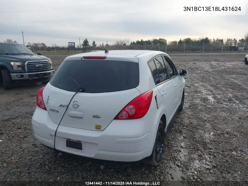 3N1BC13E18L431624 2008 Nissan Versa