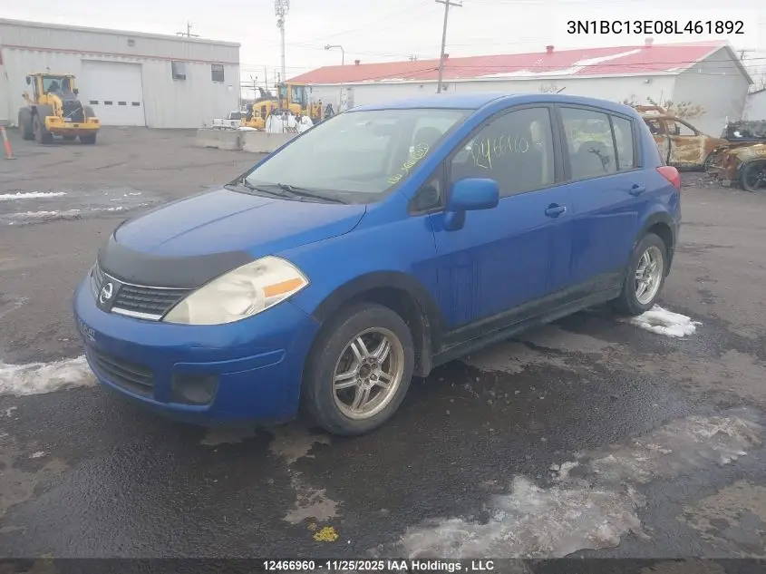 3N1BC13E08L461892 2008 Nissan Versa