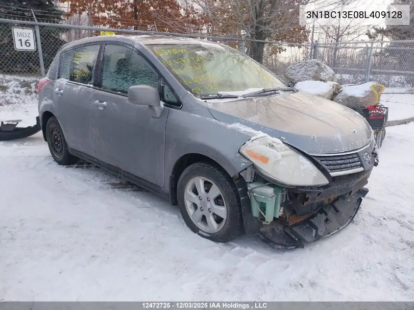 3N1BC13E08L409128 2008 Nissan Versa 1.8Sl