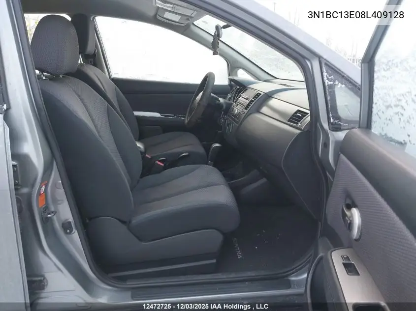 3N1BC13E08L409128 2008 Nissan Versa 1.8Sl