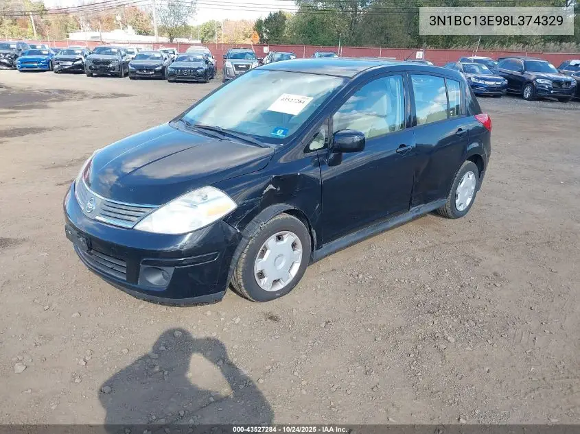 3N1BC13E98L374329 2008 Nissan Versa 1.8S