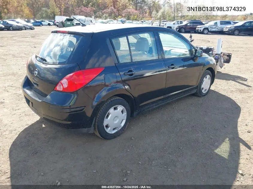 3N1BC13E98L374329 2008 Nissan Versa 1.8S