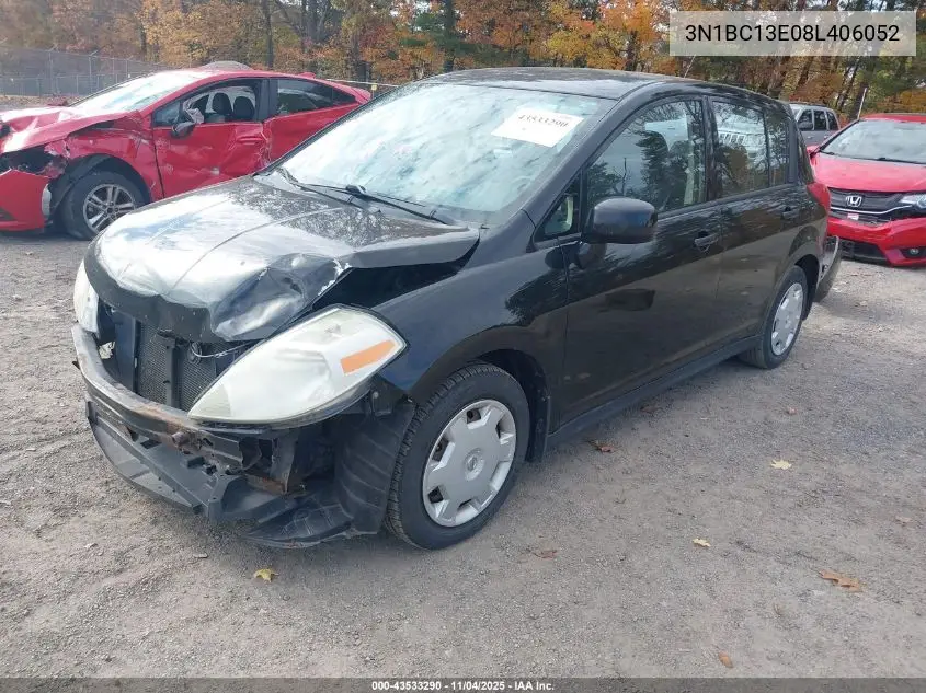 3N1BC13E08L406052 2008 Nissan Versa 1.8S