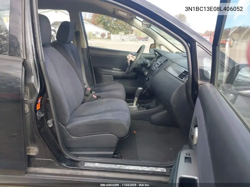 3N1BC13E08L406052 2008 Nissan Versa 1.8S